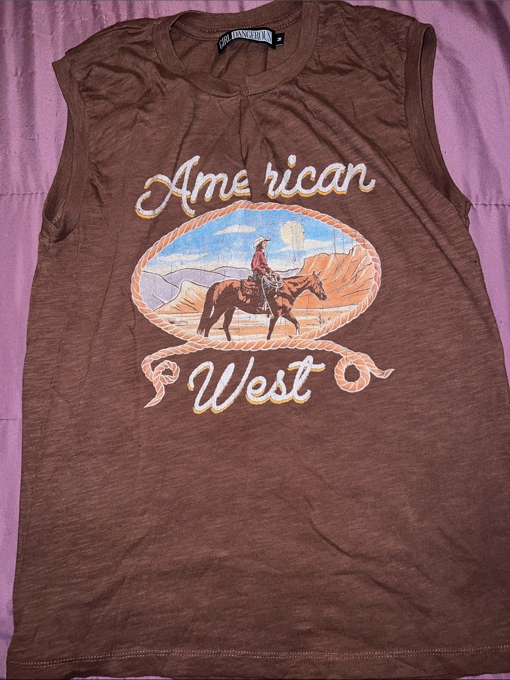 Girl Dangerous American West Shirt - M